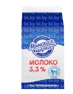 Молоко 3,3% 0,5 л Минская марка пюр-пак пастеризованное