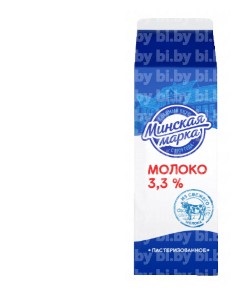 Молоко 3,3% Минская марка пюр-пак 1 л пастеризованное