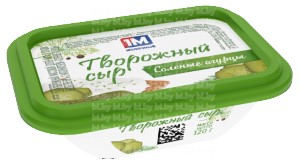 Сыр творожный 65% соленые огурцы 1М молочный