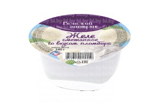 Желе сметанное 12% со вкусом пломбира